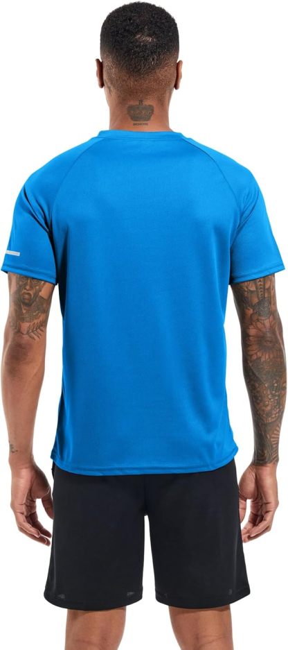 1 or 3 Pack Men's Workout Running Shirts, Dry Fit Moisture Wicking T-Shirts, Sports Gym Athletic Short Sleeve Shirts