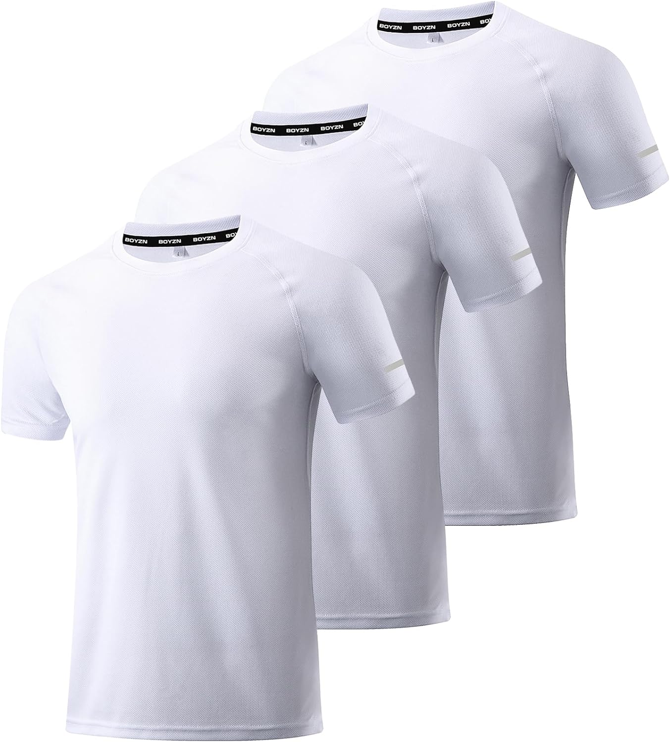 1 or 3 Pack Men's Workout Running Shirts, Dry Fit Moisture Wicking T-Shirts, Sports Gym Athletic Short Sleeve Shirts