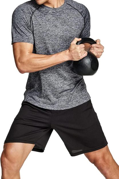 1 or 3 Pack Men's Workout Running Shirts, Dry Fit Moisture Wicking T-Shirts, Sports Gym Athletic Short Sleeve Shirts