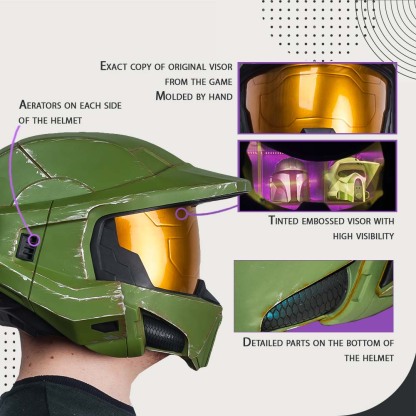 Halo Infinite Helmet with LED