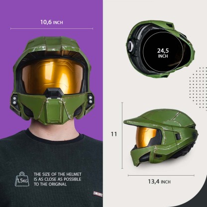 Halo Infinite Helmet with LED
