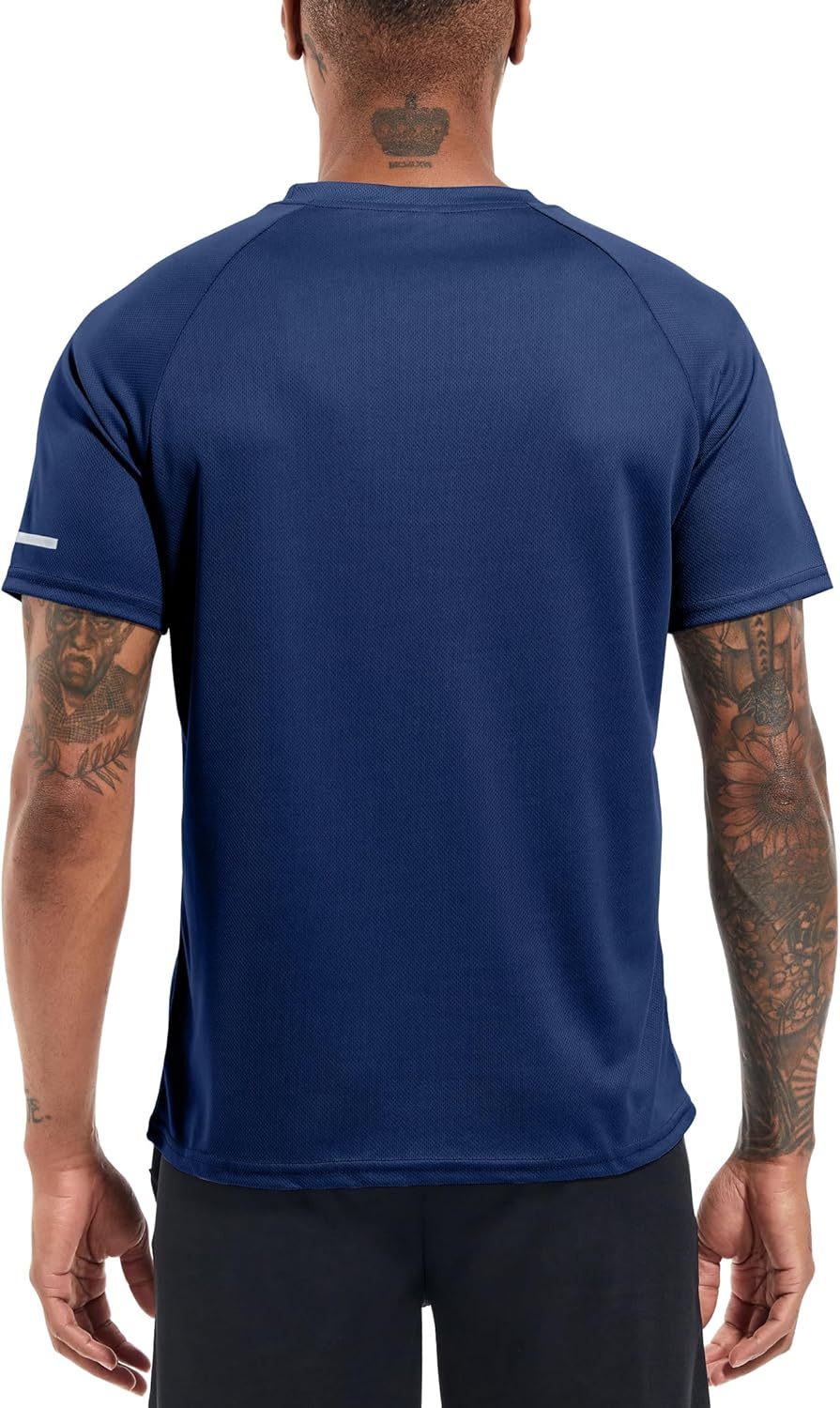 1 or 3 Pack Men's Workout Running Shirts, Dry Fit Moisture Wicking T-Shirts, Sports Gym Athletic Short Sleeve Shirts