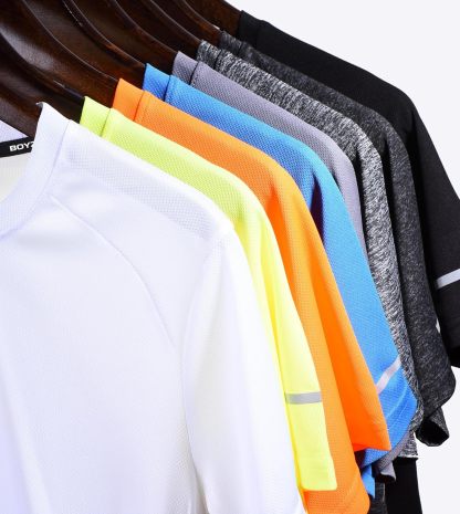 1 or 3 Pack Men's Workout Running Shirts, Dry Fit Moisture Wicking T-Shirts, Sports Gym Athletic Short Sleeve Shirts