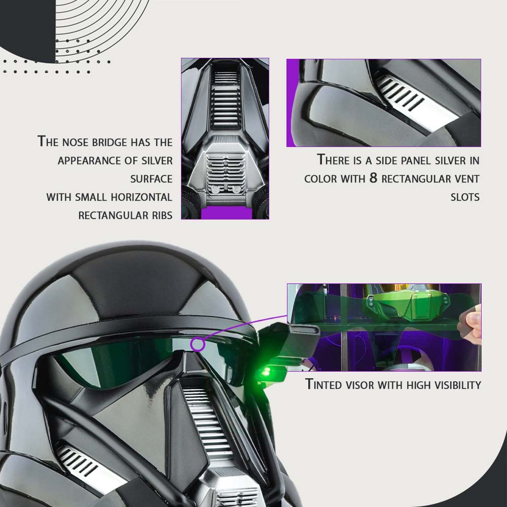 Death Trooper Helmet with LED