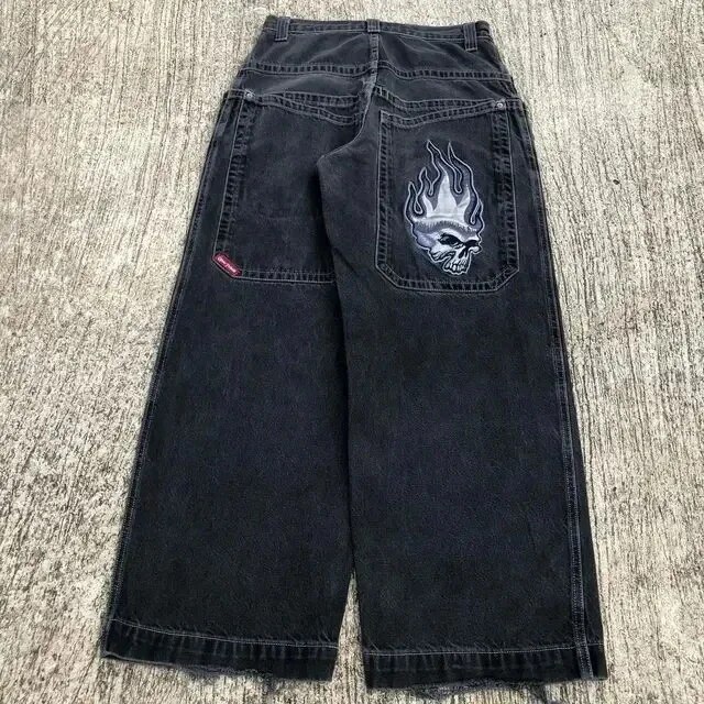 Lucky Dice Graphic Baggy Jeans