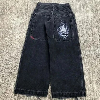Lucky Dice Graphic Baggy Jeans
