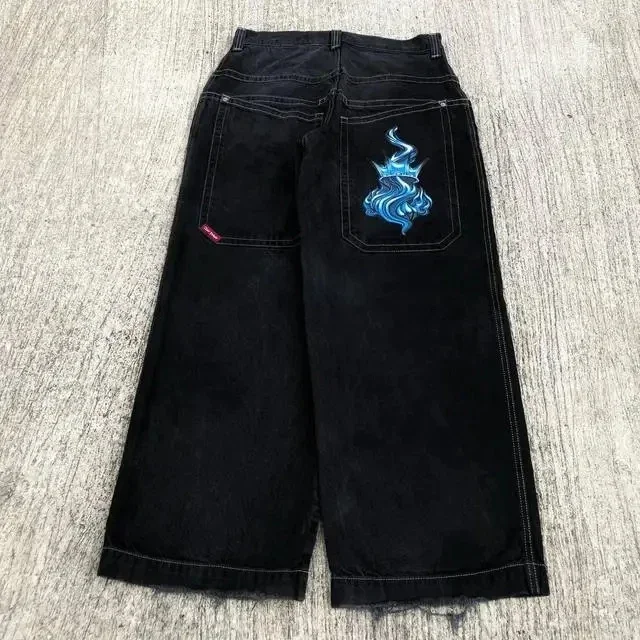 Lucky Dice Graphic Baggy Jeans
