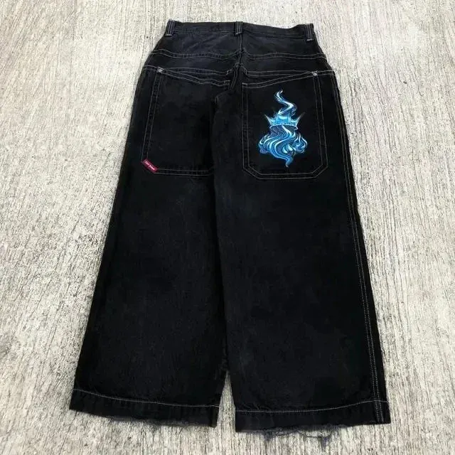 Lucky Dice Graphic Baggy Jeans