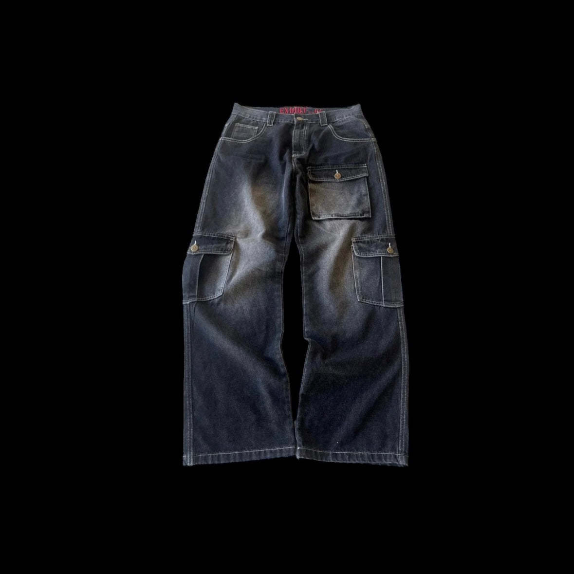 baggy skull jeans