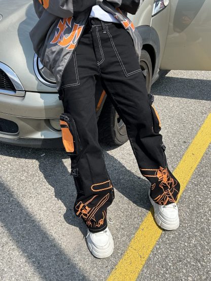 “Blade Masters” Cargo Pants Black