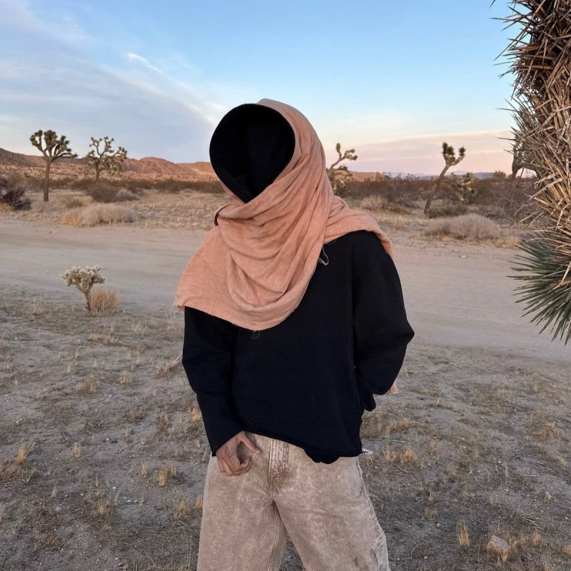 "DUNE SHADOW" DESERT SHROUD HOODIE