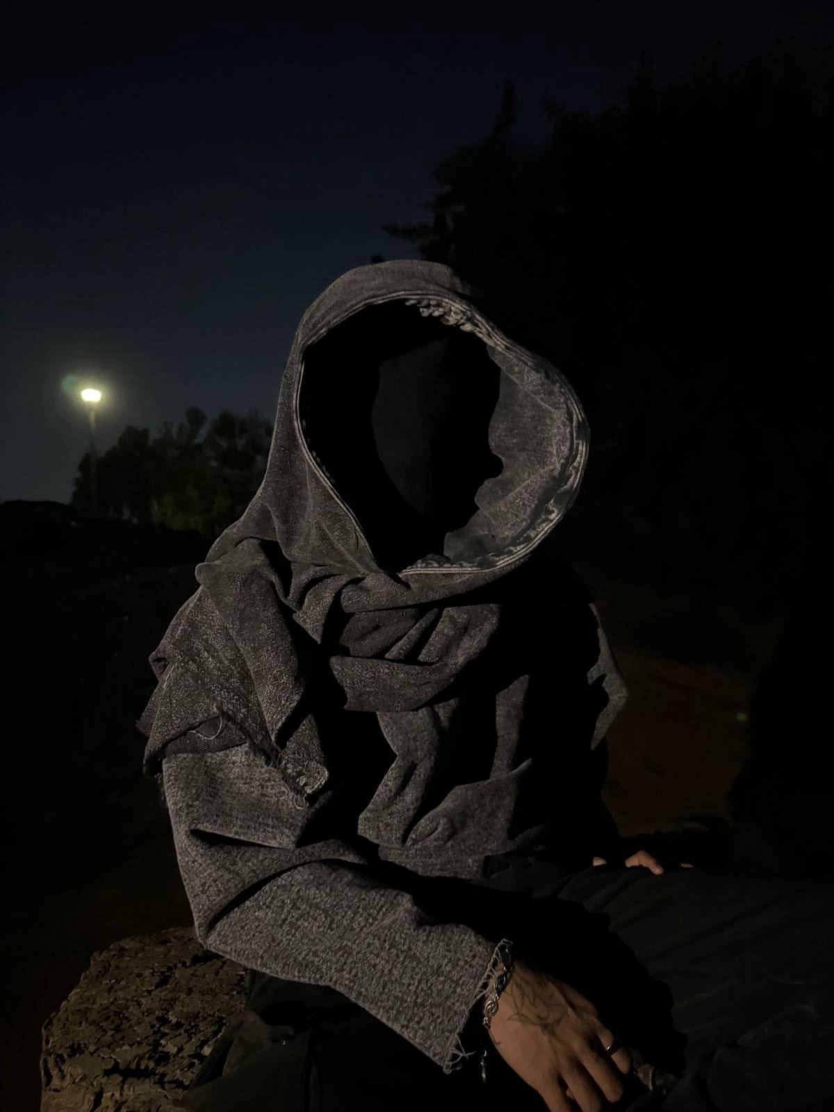 "DUNE SHADOW" DESERT SHROUD HOODIE