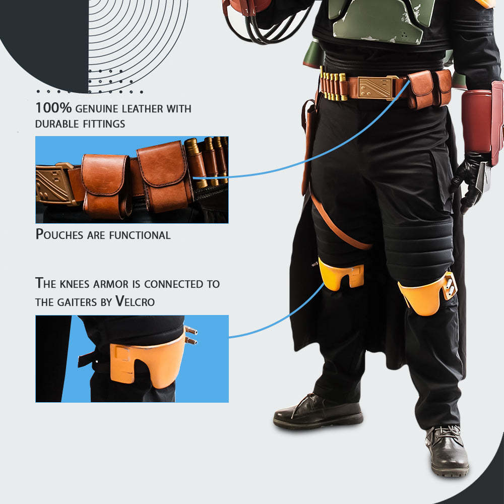 Boba Fett Cosplay Full Armor with Jetpack & Helmet