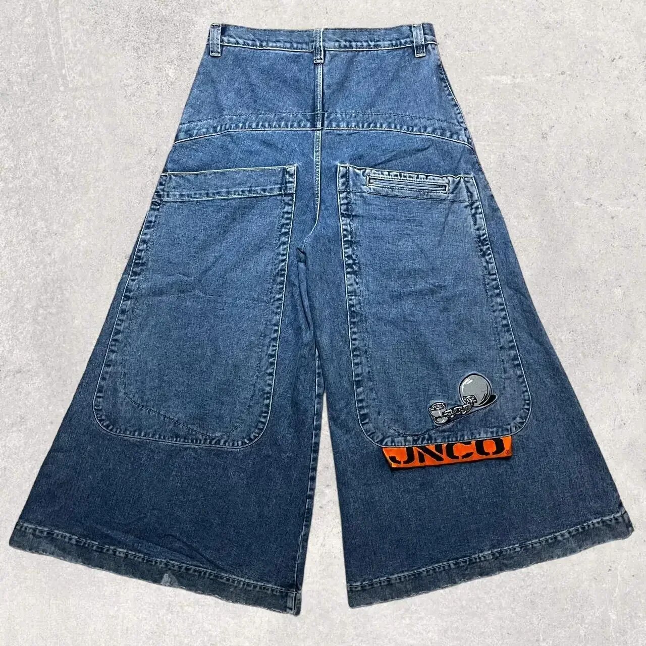 Lucky Dice Graphic Baggy Jeans
