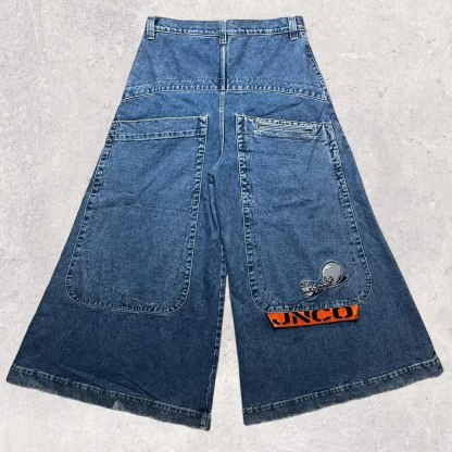 Lucky Dice Graphic Baggy Jeans