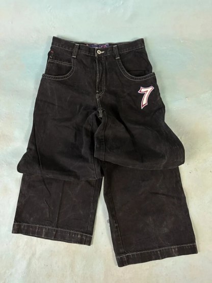 Lucky Dice Graphic Baggy Jeans