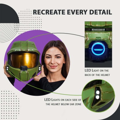Halo Infinite Helmet with LED