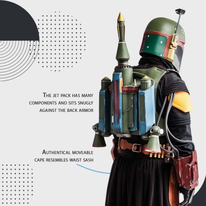 Boba Fett Cosplay Full Armor with Jetpack & Helmet
