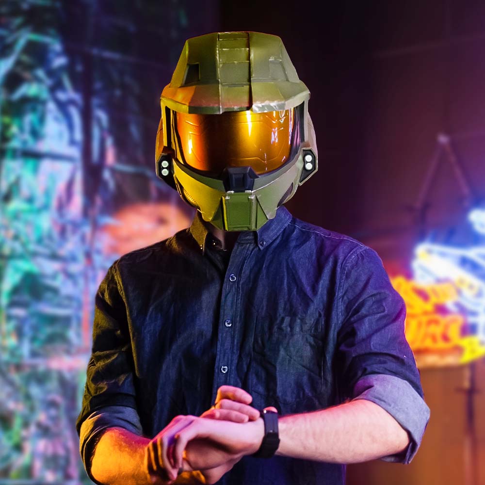 Halo Infinite Helmet with LED