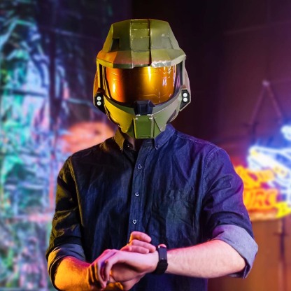 Halo Infinite Helmet with LED