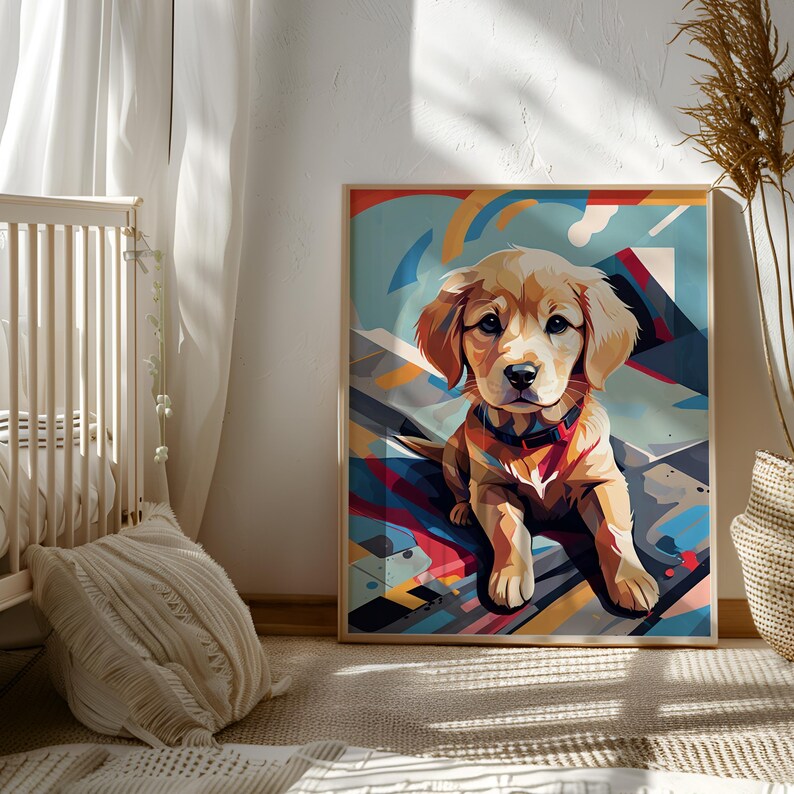 Custom Pet Portrait - Abstract Style