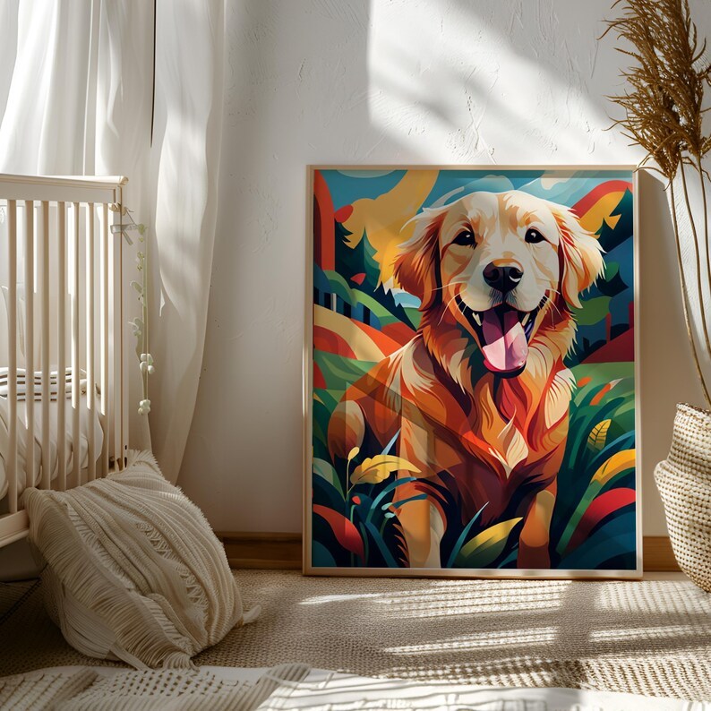 Custom Pet Portrait - Abstract Style