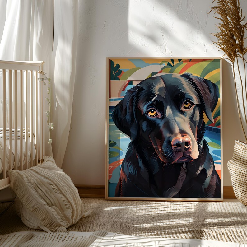 Custom Pet Portrait - Abstract Style