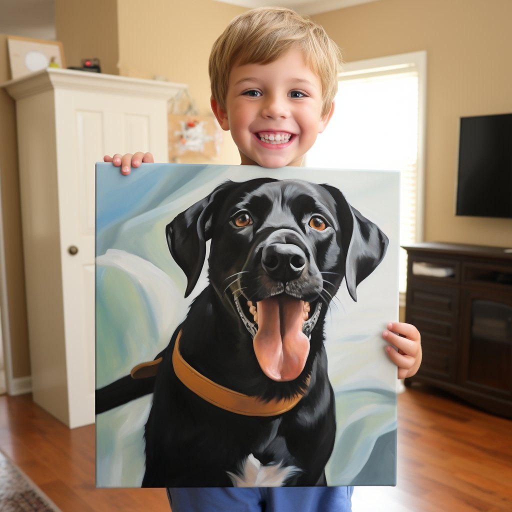 Custom Pet Portrait - Cartoon Style - NIKOCANVAS