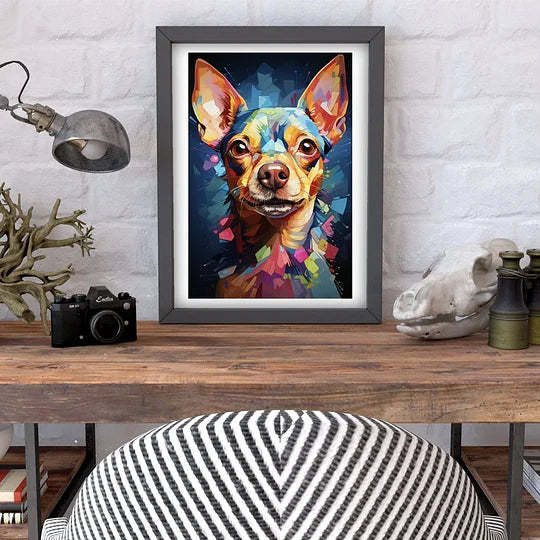 Pop Art Style Pet Potrait Canvas