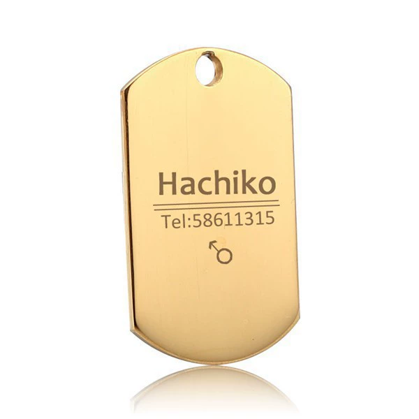Custom Pet ID Tag - Help Feed Shelter Pets with Every Purchase
