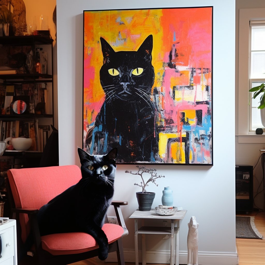 Custom Pet Portrait - Basquiat Style - NIKOCANVAS