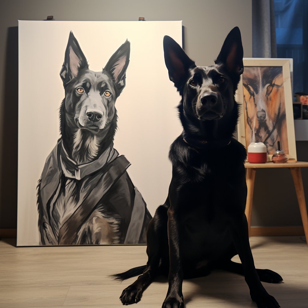 Custom Pet Portrait - Cartoon Style - NIKOCANVAS