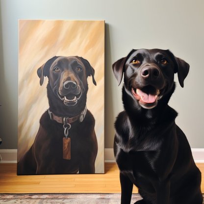 Custom Pet Portrait - Cartoon Style - NIKOCANVAS
