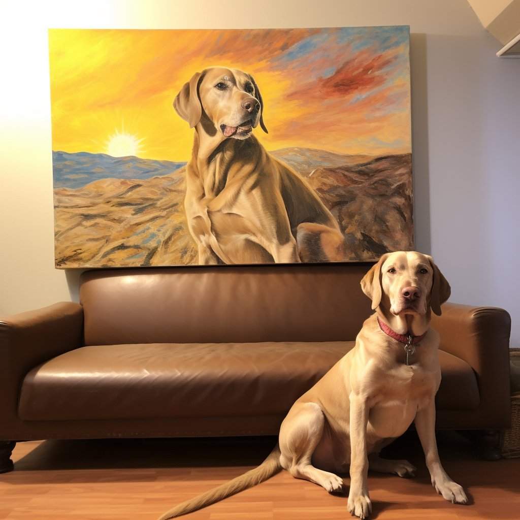 Custom Pet Portrait - Expressionism Style - NIKOCANVAS