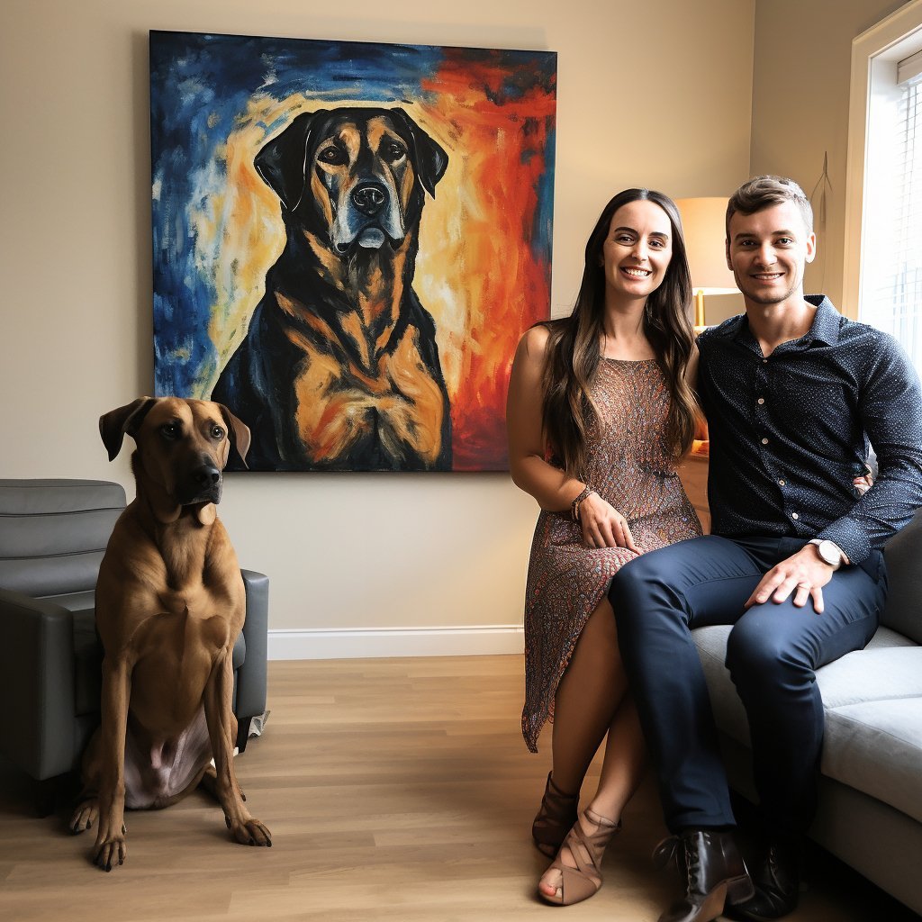 Custom Pet Portrait - Expressionism Style - NIKOCANVAS