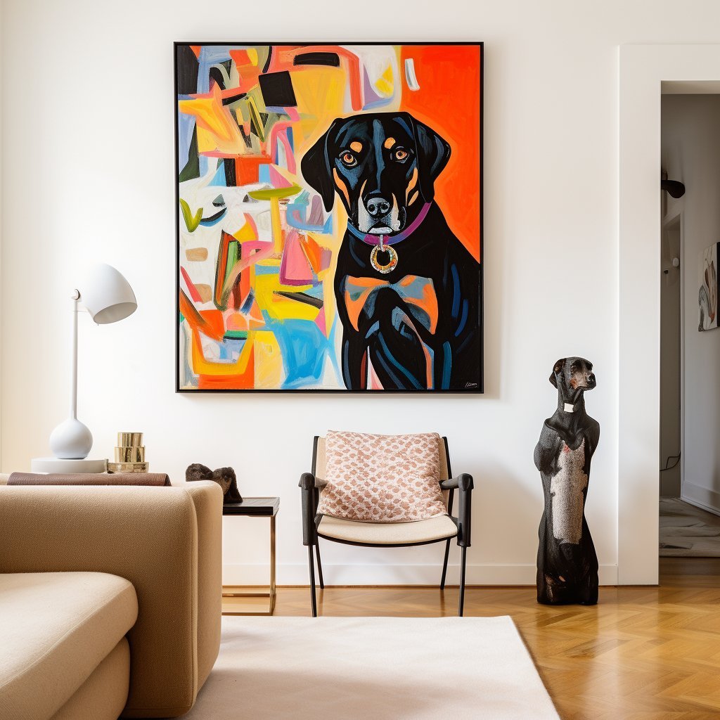 Custom Pet Portrait - Picasso Style - NIKOCANVAS