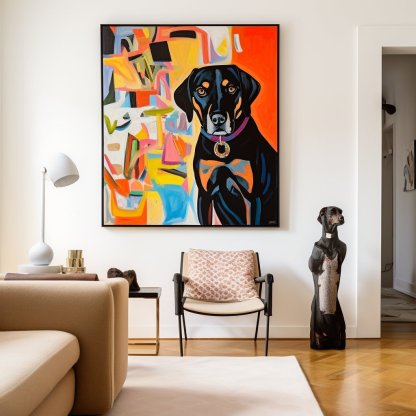 Custom Pet Portrait - Picasso Style - NIKOCANVAS