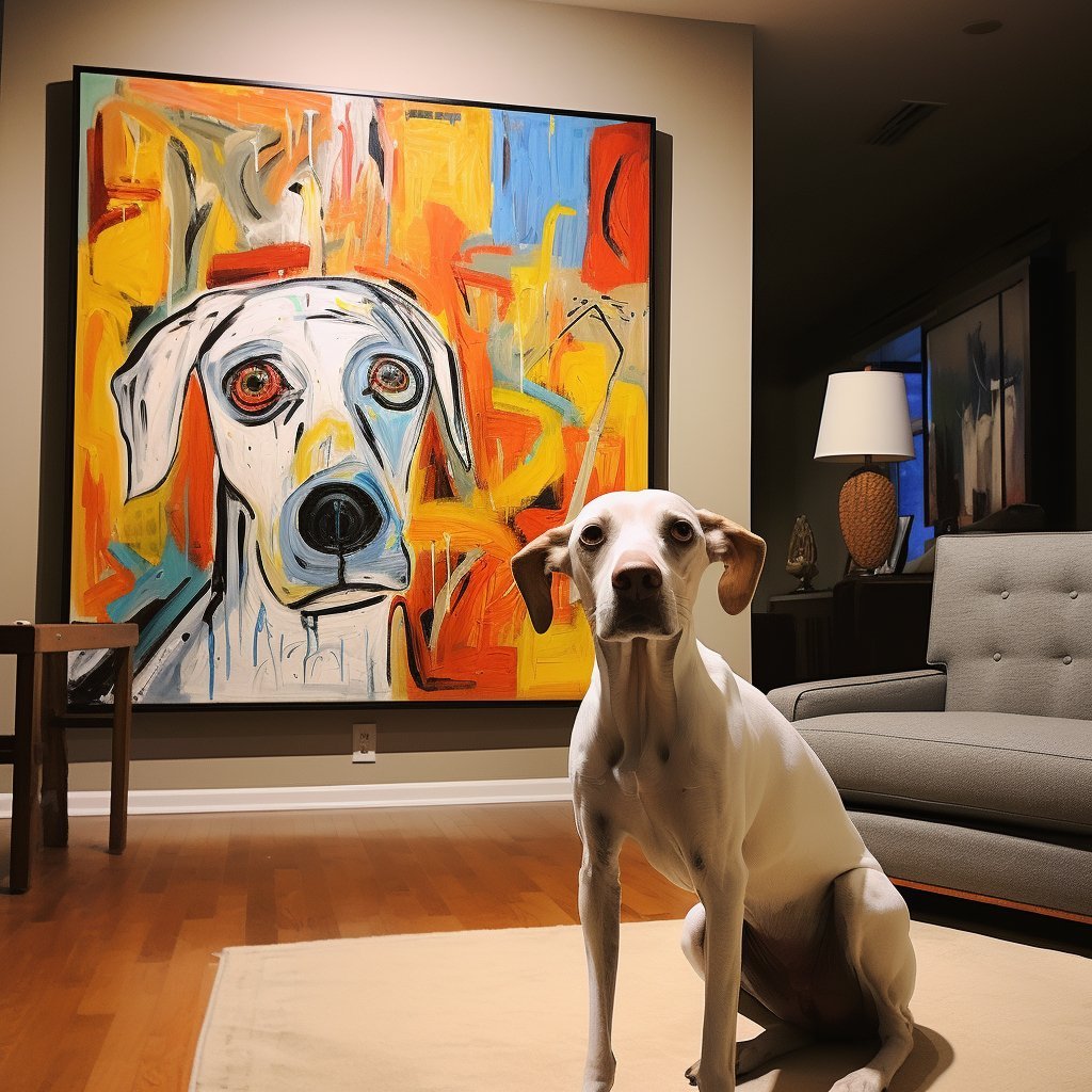 Custom Pet Portrait - Picasso Style - NIKOCANVAS