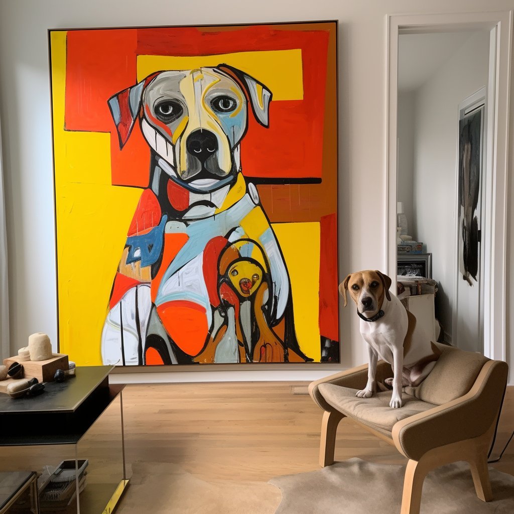 Custom Pet Portrait - Picasso Style - NIKOCANVAS