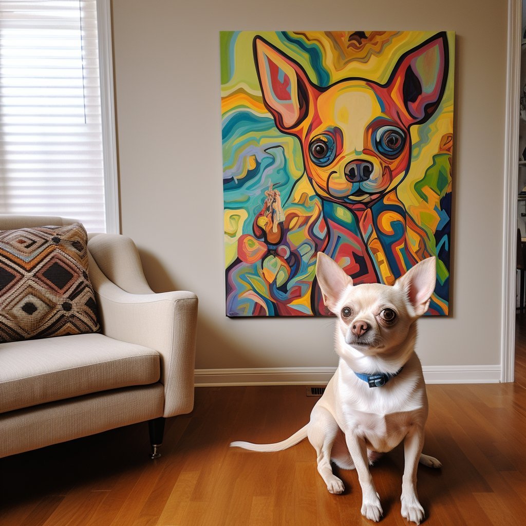Custom Pet Portrait - Picasso Style - NIKOCANVAS