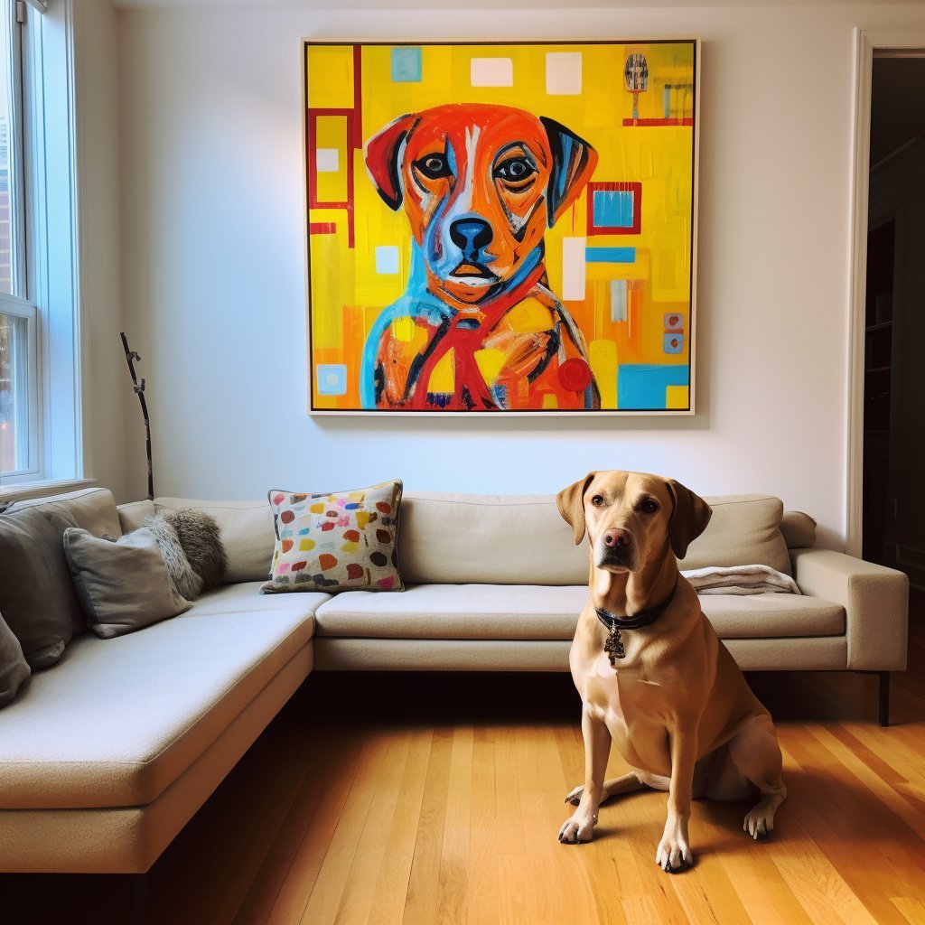 Custom Pet Portrait - Picasso Style - NIKOCANVAS