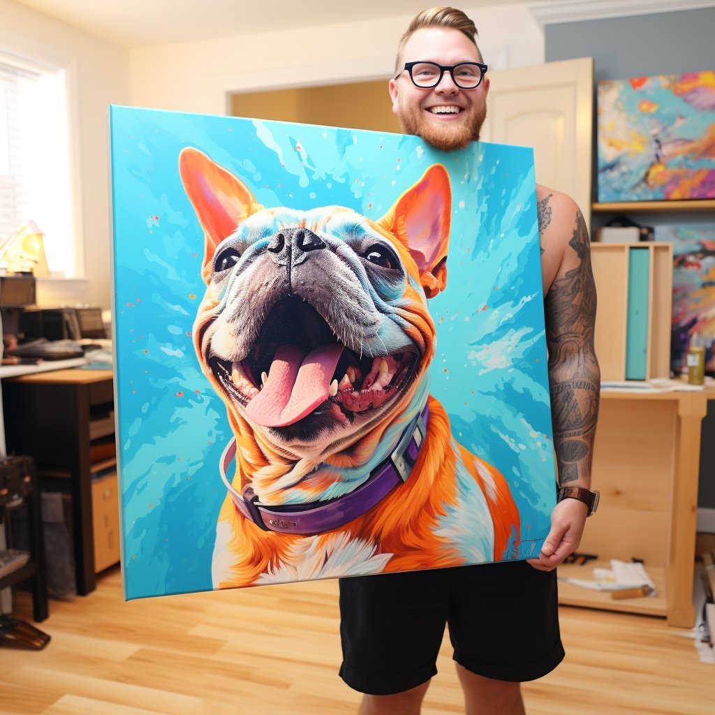 Custom Pet Portrait - Pop Art Style - NIKOCANVAS