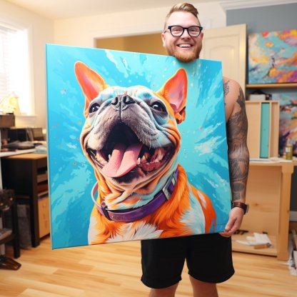 Custom Pet Portrait - Pop Art Style - NIKOCANVAS