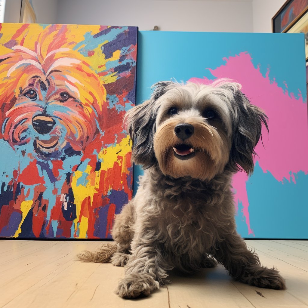 Custom Pet Portrait - Pop Art Style - NIKOCANVAS