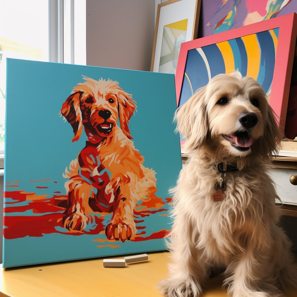 Custom Pet Portrait - Pop Art Style - NIKOCANVAS