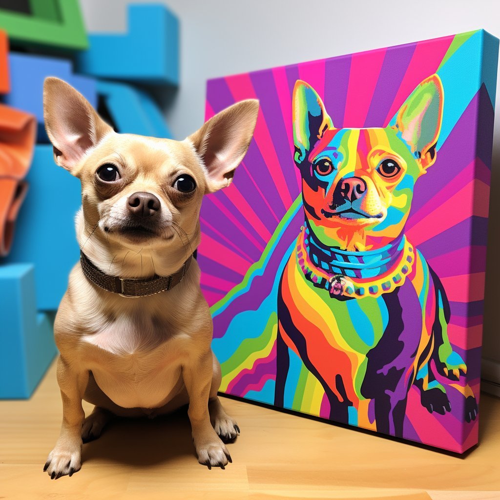 Custom Pet Portrait - Pop Art Style - NIKOCANVAS