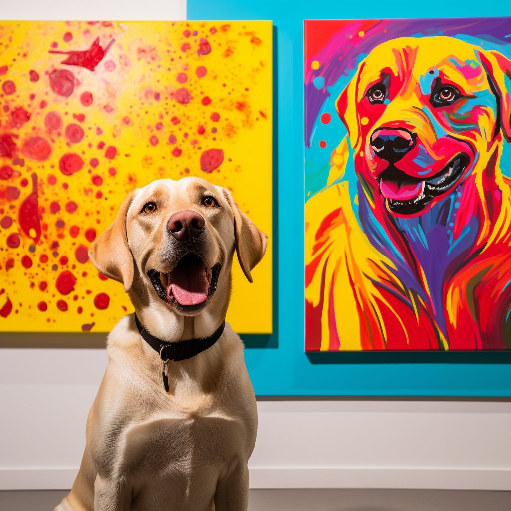 Custom Pet Portrait - Pop Art Style - NIKOCANVAS
