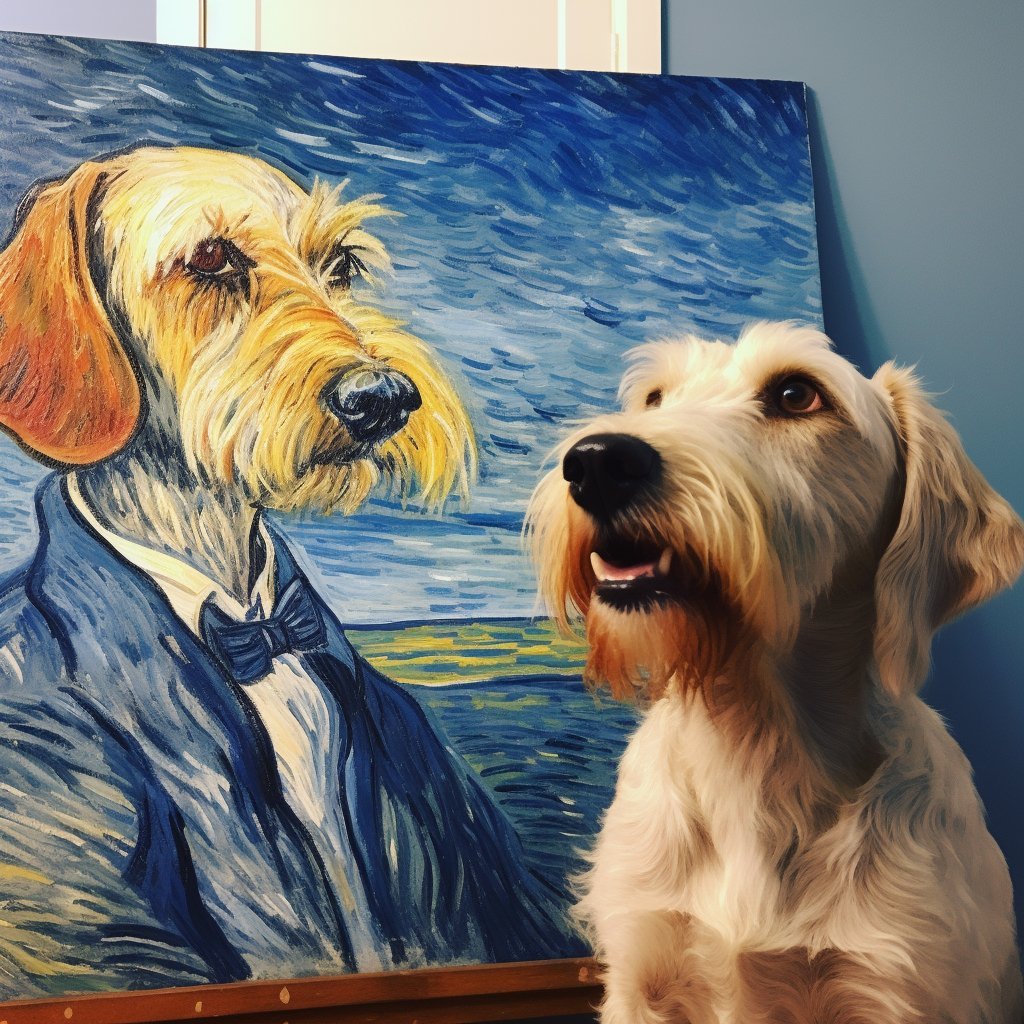 Custom Pet Portrait - Van Gogh Style