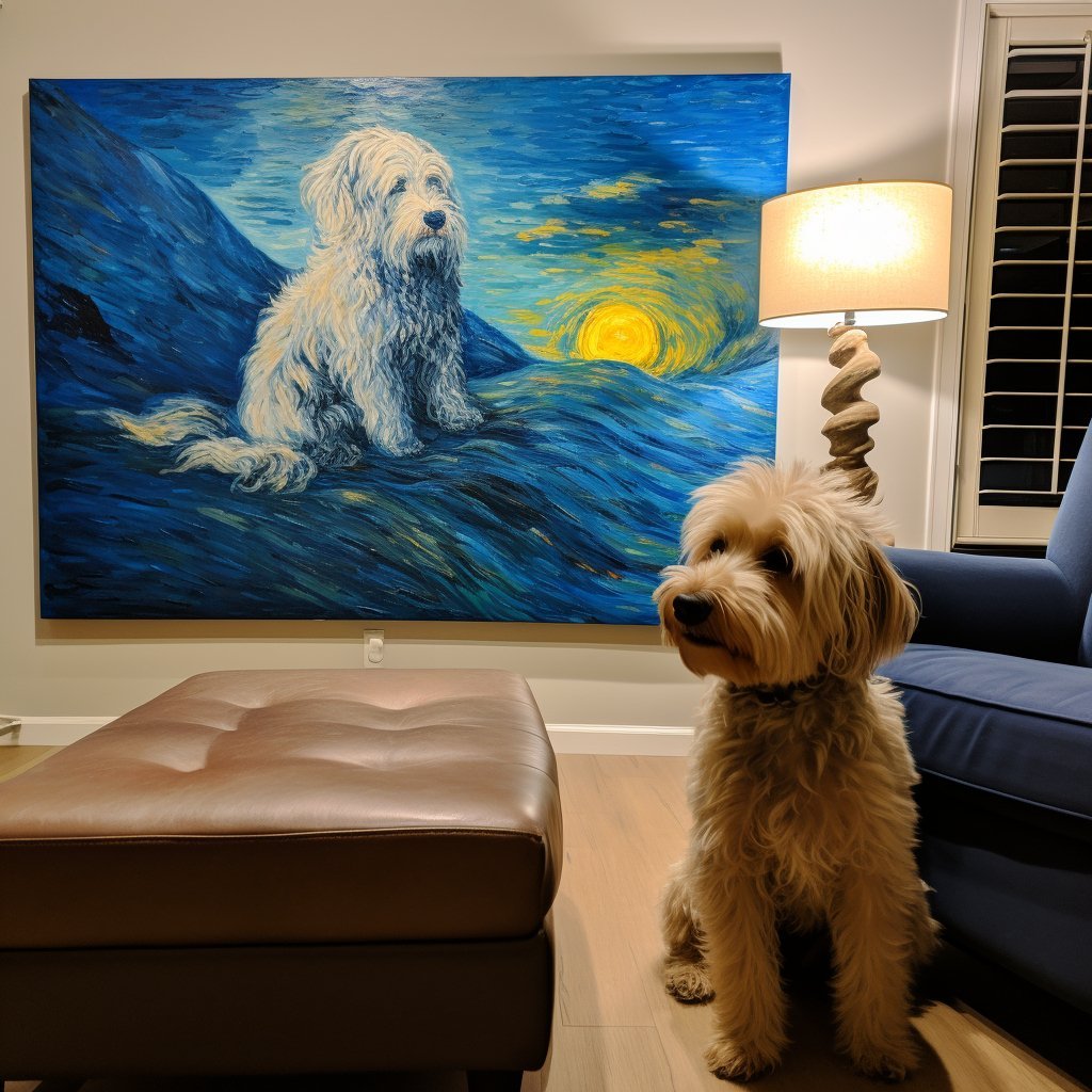 Custom Pet Portrait - Van Gogh Style - NIKOCANVAS