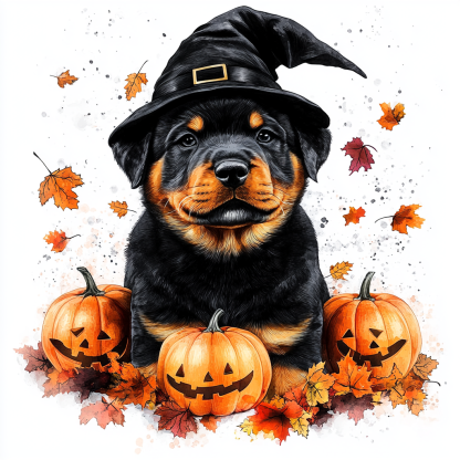 ??Happy Halloween??Series Canvas-Pumpkin Paradise